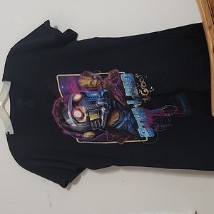 Large Star Lord and Groot shirt Guardians of the Galaxy Hot Topic